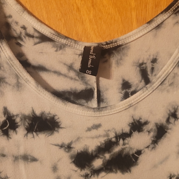 Scared Threads Tye Dyed Cotton handkerchief hem dress pocket. One size M L XL. - Picture 3 of 7